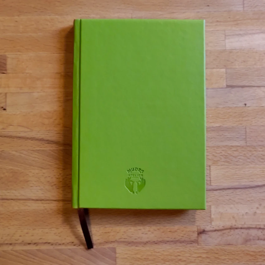 Cuaderno Eco Cuero Verde manzana